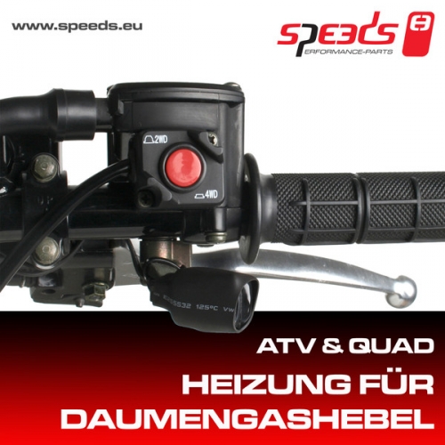SPEEDS Heizung / Daumengasheizung fr Daumengashebel ATV / QUAD